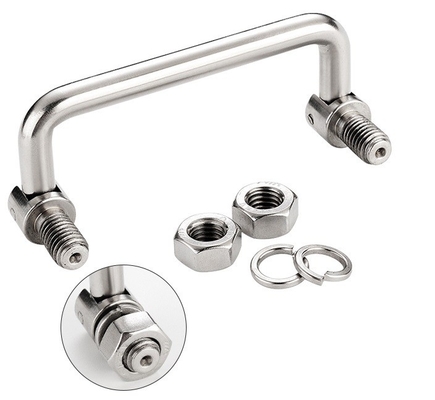 Las manijas plegables de acero inoxidables U del pecho SS304 forman ISO9001