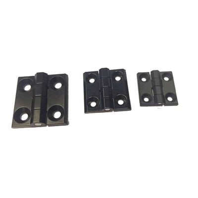 Bisagras de puerta resistentes de gabinete del metal del negro ISO9001 50*50*5m m