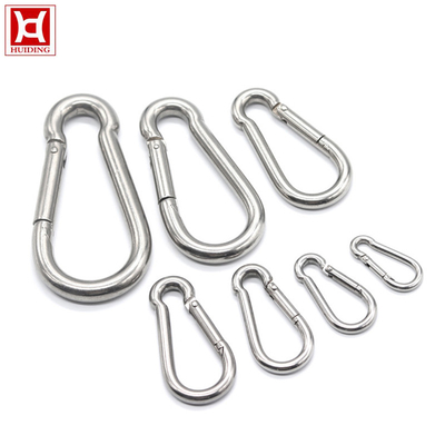 M4 la broche de acero inoxidable del mosquetón 316 engancha la superficie de electrochapado