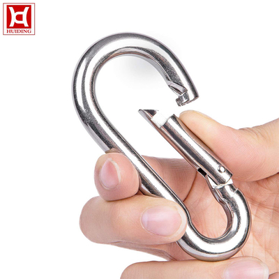 M4 la broche de acero inoxidable del mosquetón 316 engancha la superficie de electrochapado