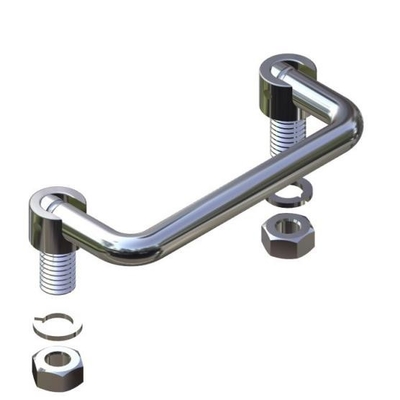 Manija de acero inoxidable plegable del tirón de L100 SS304 90 grados