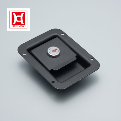Cerradura monopunto de acero inoxidable del panel de la puerta del negro rv del cierre de la paleta del soporte rasante